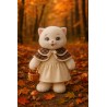 elegant-plush-dress-ivory-cape-checkered-ref-y238