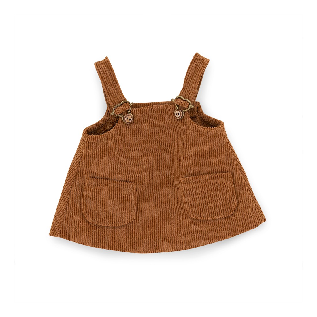 Ensemble Autumn Mood Réf. L112 pour peluche Lucky Doggy avec blouse crème, salopette marron et nœud assorti. Ensemble Autumn Mood Réf. L112 pour peluche Lucky Doggy avec blouse crème, salopette marron et nœud assorti.