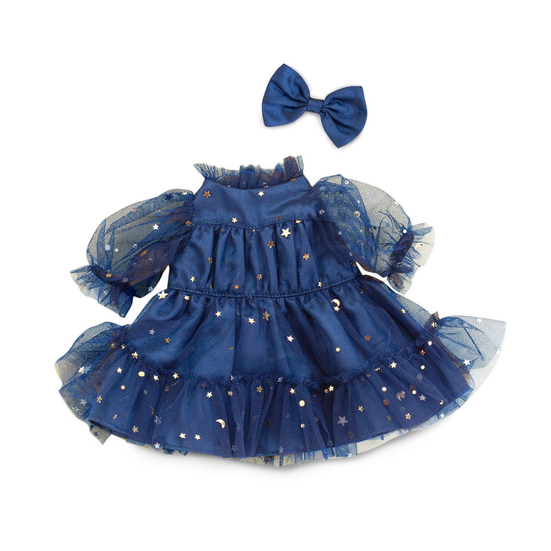 Lucky Doggy Starlight Night L130 – blauwe jurk met gouden sterren. Lucky Doggy Starlight Night L130 – blauwe jurk met gouden sterren.