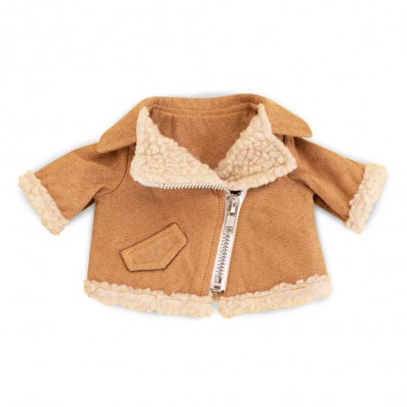 Leopard Outfit set Ref. L131 for Lucky Doggy plush, leopard pants, brown top, camel jacket and bow.