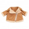 Leopard Outfit set Ref. L131 for Lucky Doggy plush, leopard pants, brown top, camel jacket and bow.