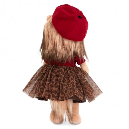 Lucky Yoyo Mademoiselle Ref. LD2/129 with red beret and leopard tulle dress.