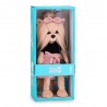 Lucky Yoyo Perfect Look – Peluche Lucky Doggy 38 cm avec jupe rose et sac noir