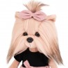 Lucky Yoyo Perfect Look – Peluche Lucky Doggy 38 cm avec jupe rose et sac noir