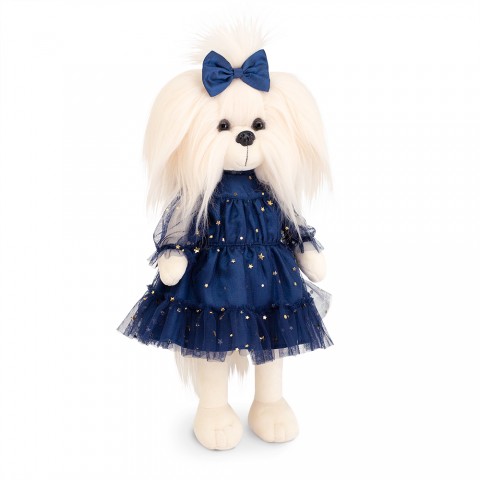 Lucky Mimi Sky Full of Stars – Peluche Lucky Doggy 38 cm avec robe bleu nuit étoilée