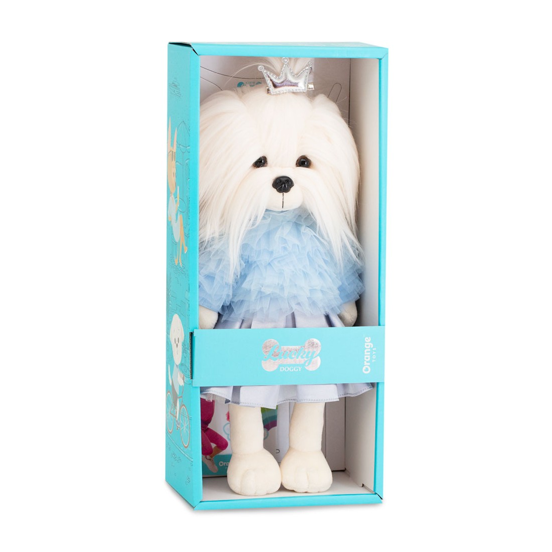 Lucky Doggy Lucky Mimi Ice Princess LD4/134 plush with blue tulle dress Lucky Doggy Lucky Mimi Ice Princess LD4/134 plush with blue tulle dress