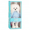 Lucky Mimi Carnival – Peluche Lucky Doggy 38 cm avec blouse tulle bleu ciel et jupe argent