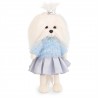 Lucky Mimi Carnival – Peluche Lucky Doggy 38 cm avec blouse tulle bleu ciel et jupe argent