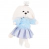 Lucky Mimi Carnival – Peluche Lucky Doggy 38 cm avec blouse tulle bleu ciel et jupe argent