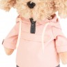 Lucky Doggy – Lucky Fendy: The Alp Season – Rosa Hoodie, graue Hose & Mütze – Plüschkleidung 38 cm – Ref. LD6/133