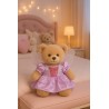 Lila Cinderella Kleid mit Flügeln für Plüschbär 40 cm – Ref. 2240