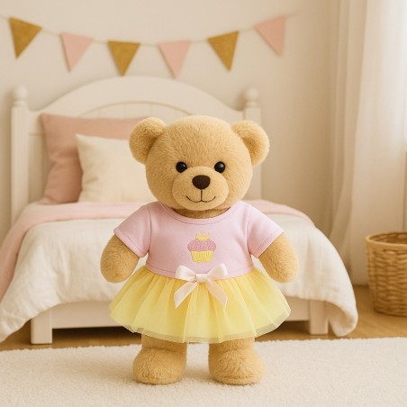 Birthday Girl Outfit for 40 cm Teddy Bear – Ref. 2490