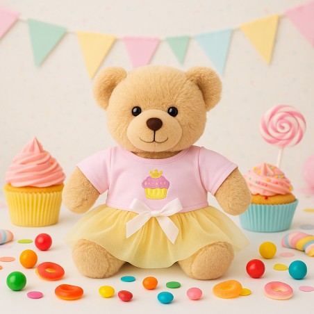 Birthday Girl Outfit for 40 cm Teddy Bear – Ref. 2490
