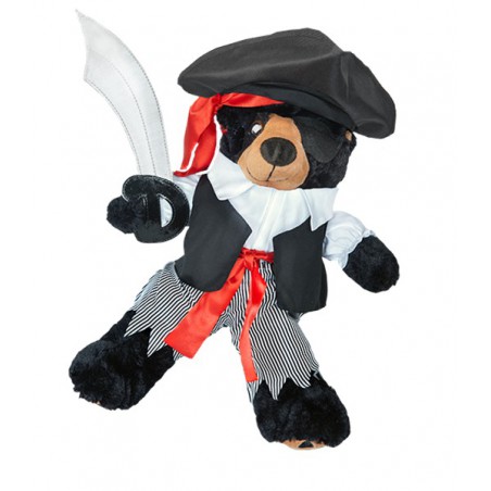 Tenue pirate garçon avec Épée,  40 cm  - La tenue idéale pour les peluches personnalisées ! 