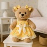 Sommerkleid mit Blumenmuster für Plüschbär 40 cm – Ref. 2668