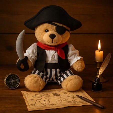 Pirate Boy Outfit with Sword for 40 cm Teddy Bear – Ref. 2757