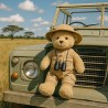 Safari-Outfit für Plüschbär 40 cm – Ref. 2893 Teddy Mountain