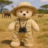 Safari-Outfit für Plüschbär 40 cm – Ref. 2893 Teddy Mountain