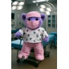 Knuffel kleding Roze Doktersset 2967 – met stethoscoop en masker.
