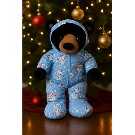 Blauw Sneeuwpop Winterpak voor knuffel 40 cm – Ref. 2923 – Teddy Mountain
