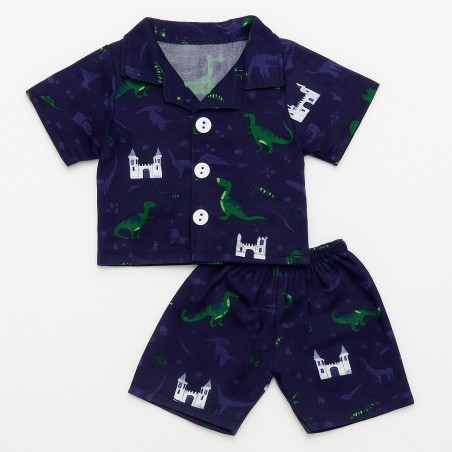 Pyjama “Crazy for Castles” – Vêtement pour Peluche 40 cm – Réf. 2975 – Teddy Mountain