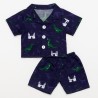 Pyjama “Crazy for Castles” blauw voor knuffel 40 cm – Ref. 2975 – Teddy Mountain