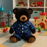 Pyjama “Crazy for Castles” bleu pour peluche 40 cm – Réf. 2975 – Teddy Mountain