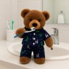Pyjama “Crazy for Castles” bleu pour peluche 40 cm – Réf. 2975 – Teddy Mountain