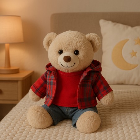 Ensemble Week-end Denim pour peluche – vue complète – Réf. Y1003