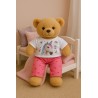 Magical Unicorn outfit for plush 16 inch – Ref. 3035 Cuddles & Friends – white unicorn shirt and pink pants