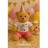Magical Unicorn outfit for plush 16 inch – Ref. 3035 Cuddles & Friends – white unicorn shirt and pink pants