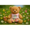 “Retro Flowers” outfit for plush – Ref. 570 Build Your Bear Wardrobe “Retro Flowers” outfit for plush – Ref. 570 Build Your Bear Wardrobe