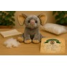 Stuff-your-own Elephant 16 inch – Grey plush toy with beige ears – Ref. 60346 The Bear Factory