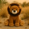 Leo the Lion 40 cm stuff-your-own plush with fibre and heart – Mon Teddy Bear