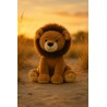 Leo the Lion 40 cm stuff-your-own plush with fibre and heart – Mon Teddy Bear