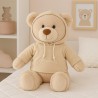 Beiger Kapuzenpullover für Plüschtiere 40 cm – Mon Teddy Bear Y036. Beiger Kapuzenpullover für Plüschtiere 40 cm – Mon Teddy Bear Y036.