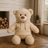 Beiger Kapuzenpullover für Plüschtiere 40 cm – Mon Teddy Bear Y036. Beiger Kapuzenpullover für Plüschtiere 40 cm – Mon Teddy Bear Y036.