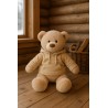 Beiger Kapuzenpullover für Plüschtiere 40 cm – Mon Teddy Bear Y036. Beiger Kapuzenpullover für Plüschtiere 40 cm – Mon Teddy Bear Y036.