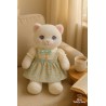 Vintage floral dress for 40 cm teddy – Ref. Y182 – Mon Teddy Bear Vintage floral dress for 40 cm teddy – Ref. Y182 – Mon Teddy Bear
