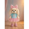 Lucky Doggy Mimi Ballerina L053 – rosa Kleid mit Glitzer und Schleife. Lucky Doggy Mimi Ballerina L053 – rosa Kleid mit Glitzer und Schleife.