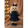 Lucky Doggy Starlight Night L130 – Tüllkleid blau mit goldenen Sternen. Lucky Doggy Starlight Night L130 – Tüllkleid blau mit goldenen Sternen.