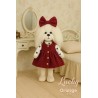 Lucky Doggy Velvet Love L128 – Kleid aus Cord mit Herzen. Lucky Doggy Velvet Love L128 – Kleid aus Cord mit Herzen.