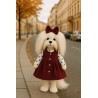 Lucky Doggy Velvet Love L128 – Kleid aus Cord mit Herzen. Lucky Doggy Velvet Love L128 – Kleid aus Cord mit Herzen.