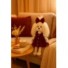 Lucky Doggy Velvet Love L128 – Kleid aus Cord mit Herzen. Lucky Doggy Velvet Love L128 – Kleid aus Cord mit Herzen.