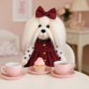 Lucky Doggy Velvet Love L128 – Kleid aus Cord mit Herzen. Lucky Doggy Velvet Love L128 – Kleid aus Cord mit Herzen.