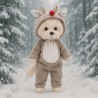 Lucky Mimi knuffel in rendierpyjama – Mon Teddy Bear