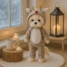 Lucky Mimi knuffel in rendierpyjama – Mon Teddy Bear