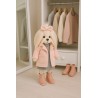Lucky Yoyo Lavender Evening Ref. LD5/100 – Articulated plush in pink coat and gray dress