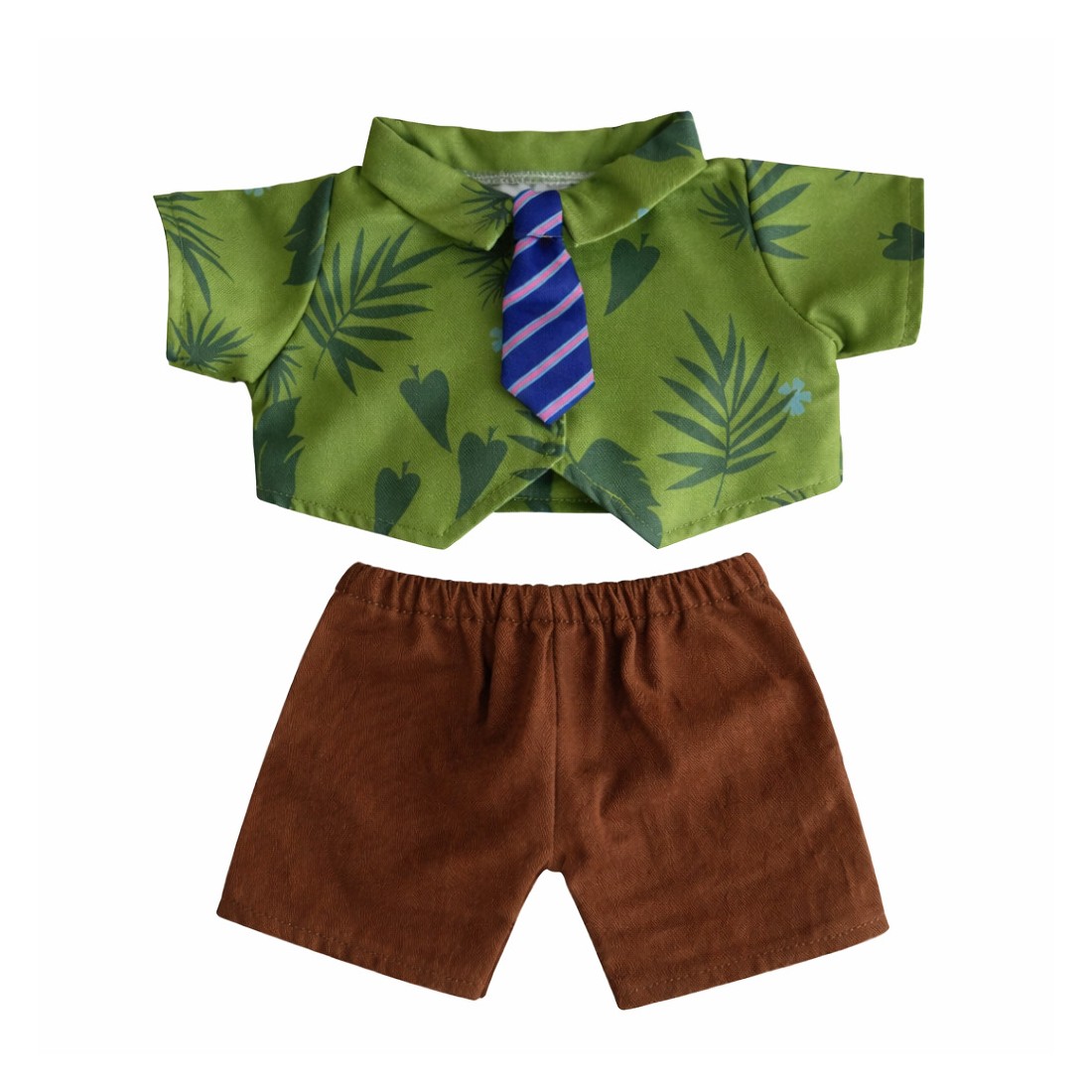 Peluche 40 cm habillée – Tenue Tropical Chic Y279 – Ambiance plage Peluche 40 cm habillée – Tenue Tropical Chic Y279 – Ambiance plage