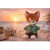 40 cm plush dressed – Tropical Chic outfit Y279 – Beach scene